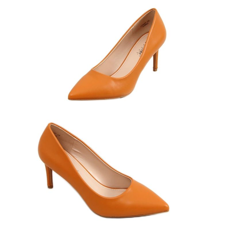 Štikle deve niske potpetice CD62P Camel smeđa