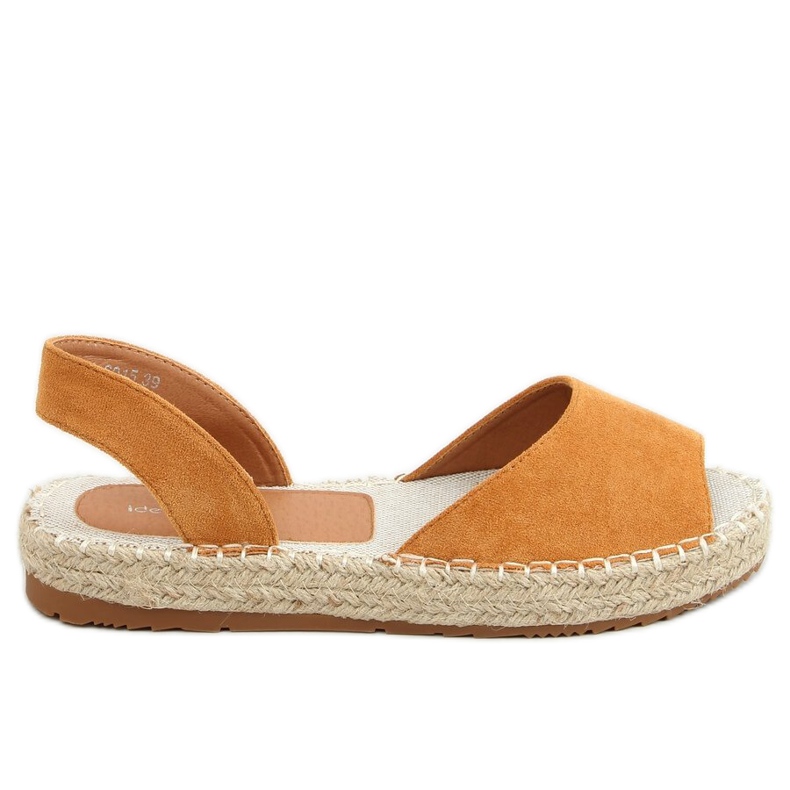 Espadrile deva s otvorenim prstima 6915 Camel smeđa