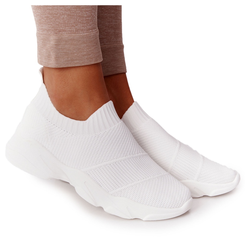 PS1 Ženska sportska obuća Slip-on White Yoga Class bijela