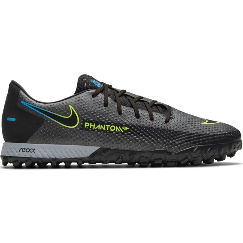 Nike React Phantom Gt Pro Tf M CK8468 090 nogometne cipele raznobojna siva