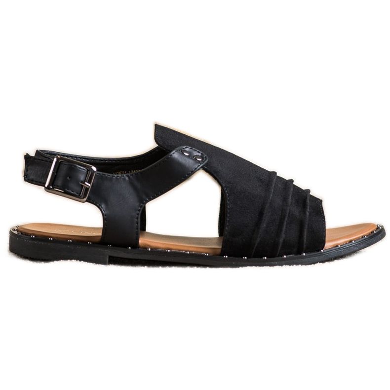 Zatvorene VINCEZA sandale crno