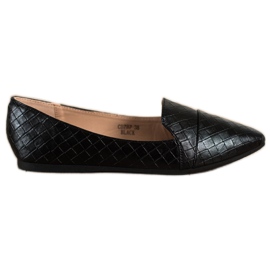Seastar Modne balerinke s eko kožom crna