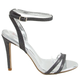 Grafitne sandale TU129P Crna višebojan