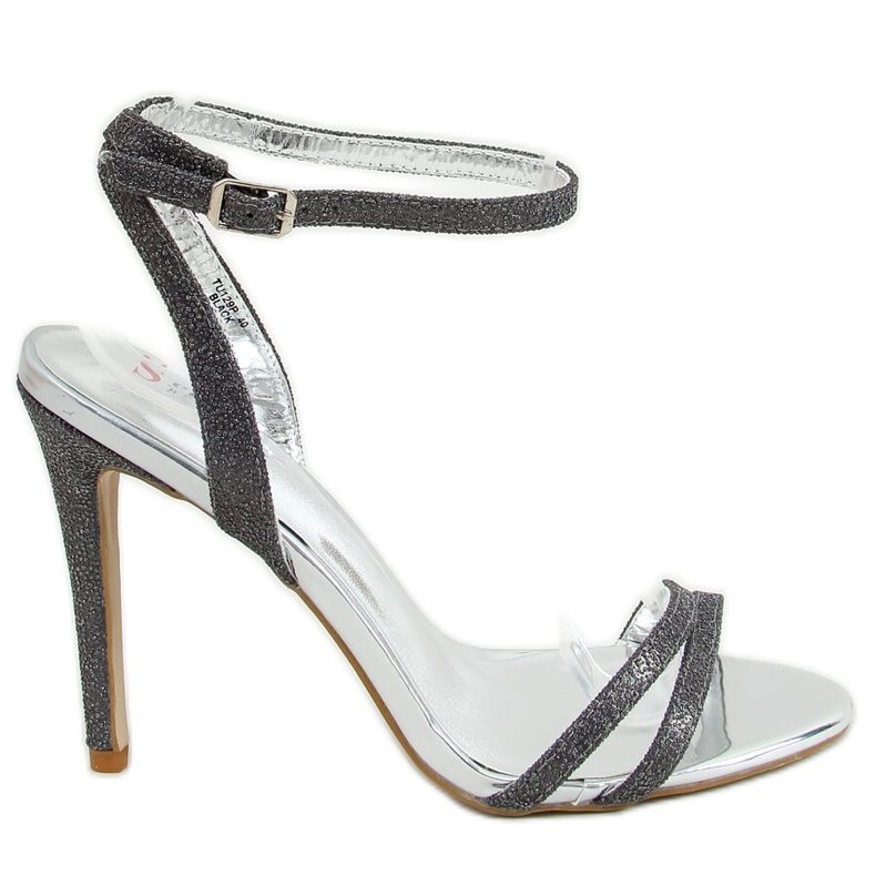 Grafitne sandale TU129P Crna crno raznobojna