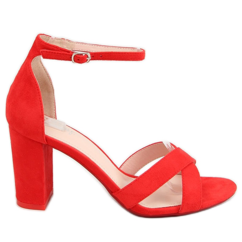 Crvene sandale s visokim potpeticama NF-63P Red crvena