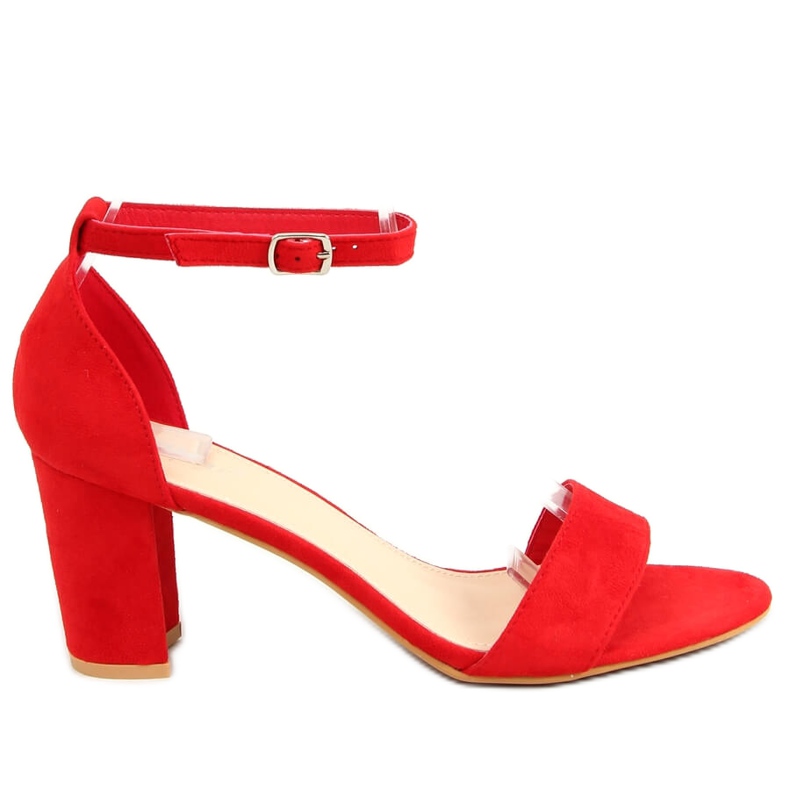 Crvene sandale na visoku petu LL-210P Crvena