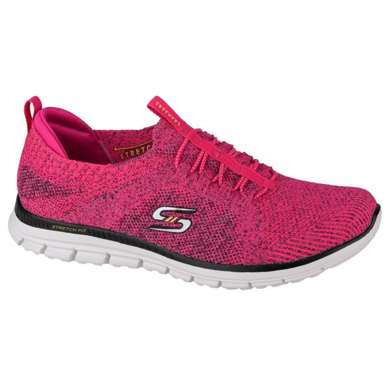 Skechers Luminate-Ona je veličanstvena W 104075-HPBK crno ružičasta