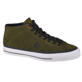 Cipele Converse One Star Pro Suede Mid M 153474C crna zelena