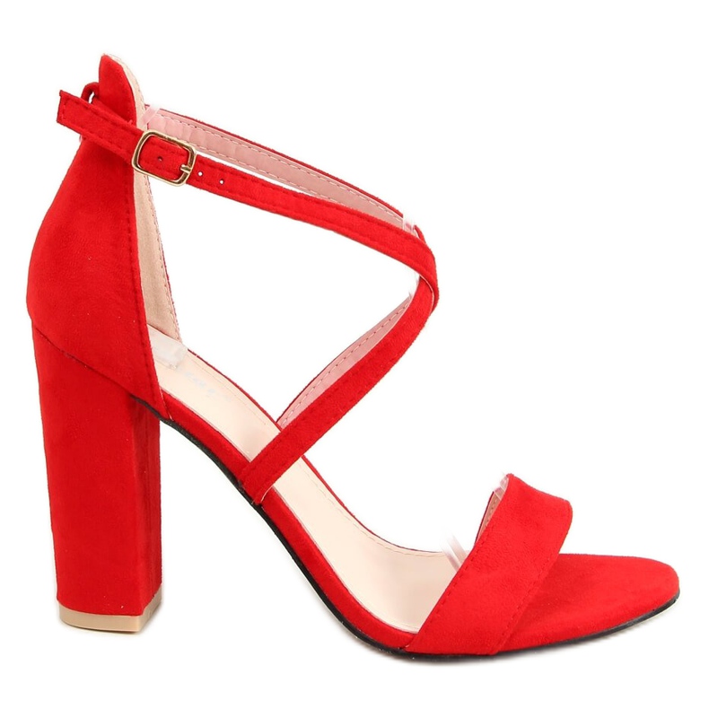 Sandale na stupu crvene GG-88P Crvene crvena