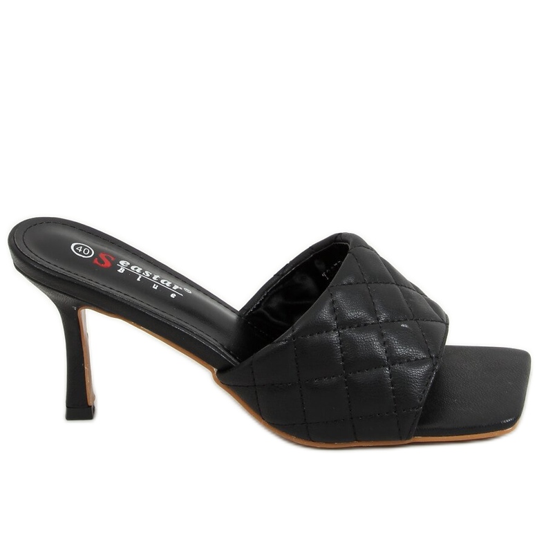 Crna T367P Crna prošivena na iglu crno