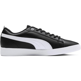 Ženske cipele Puma Smash Wns v2 L crna 365208 02 bijela