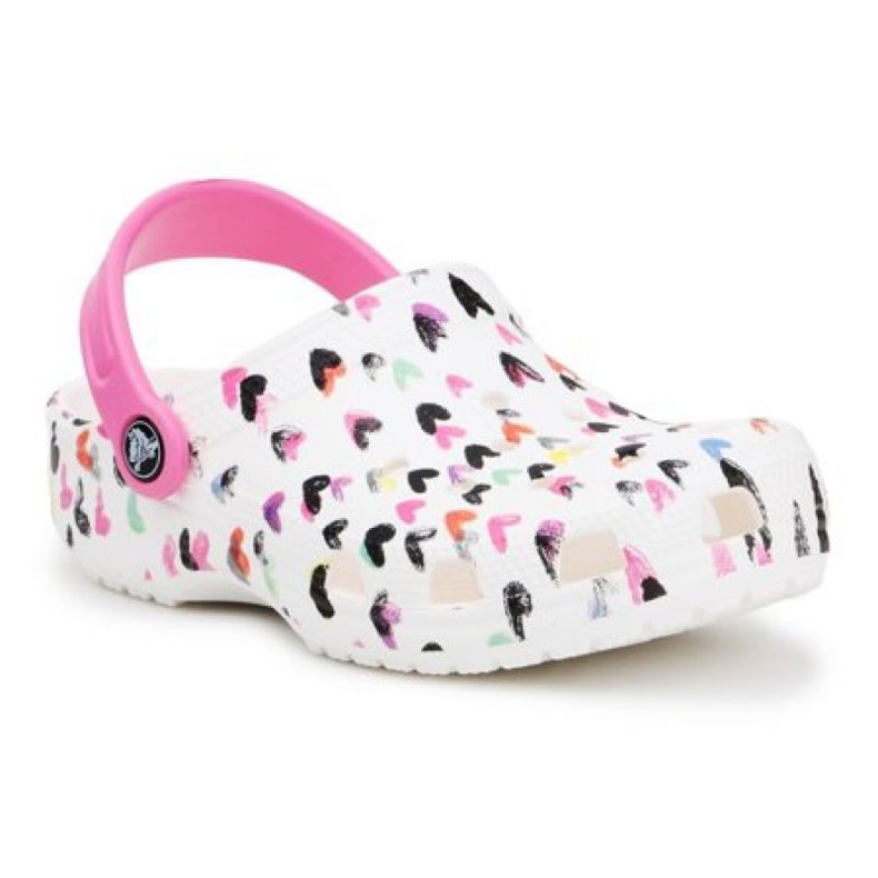 Crocs Classic otisak srca Clog Jr 207000-100 bijela raznobojna
