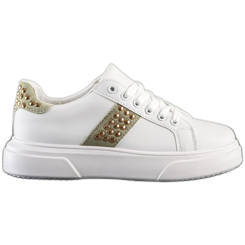 SHELOVET Tenisice s ukrasima bijela