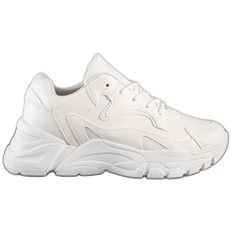 SHELOVET Ležerne bijele tenisice bijela