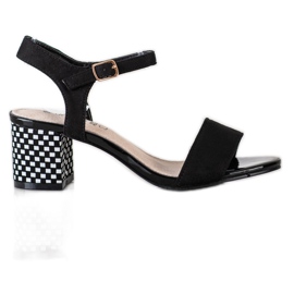 Goodin Udobne sandale na šanku bijela crna