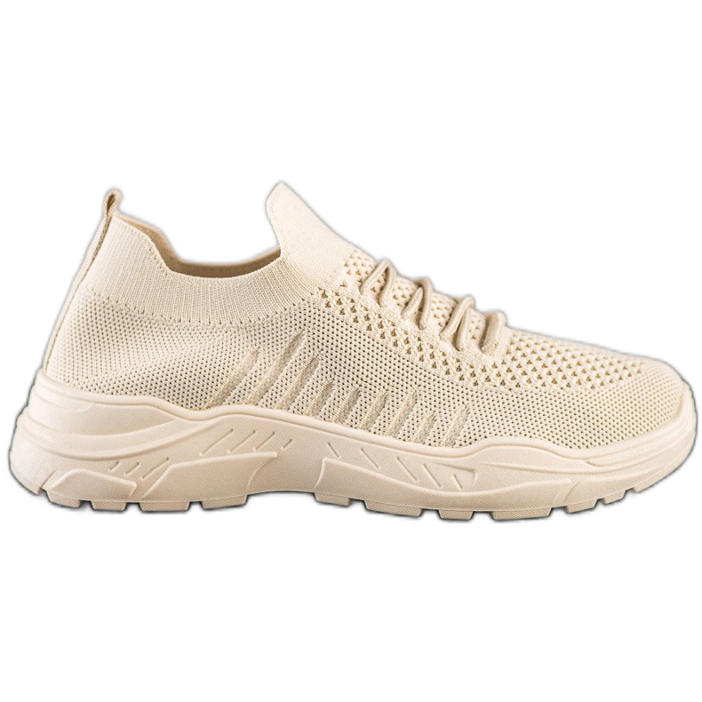 Sweet Shoes Ležerne tenisice koje se navlače bež