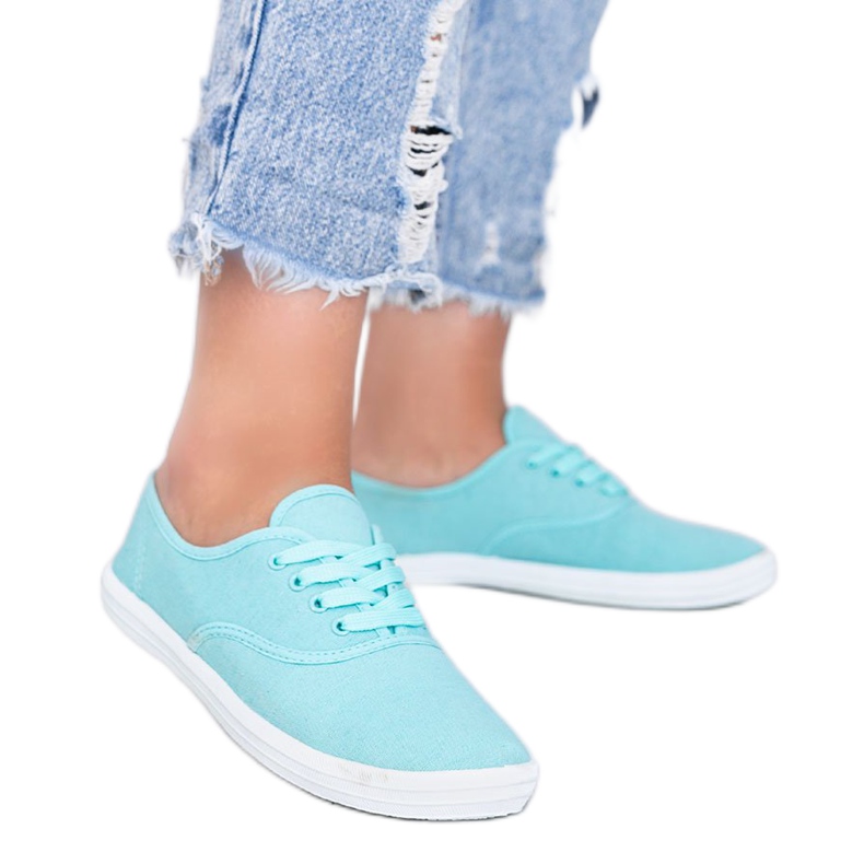 Ženske zelene tenisice od jasike zelena