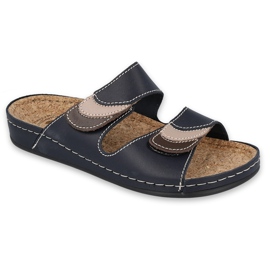 Inblu papuče ženske cipele 158D173 tamnoplava