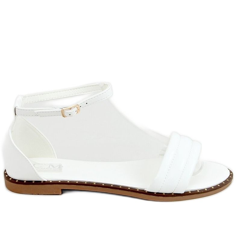 Bijele 55-93 bijele sandale do gležnja bijela