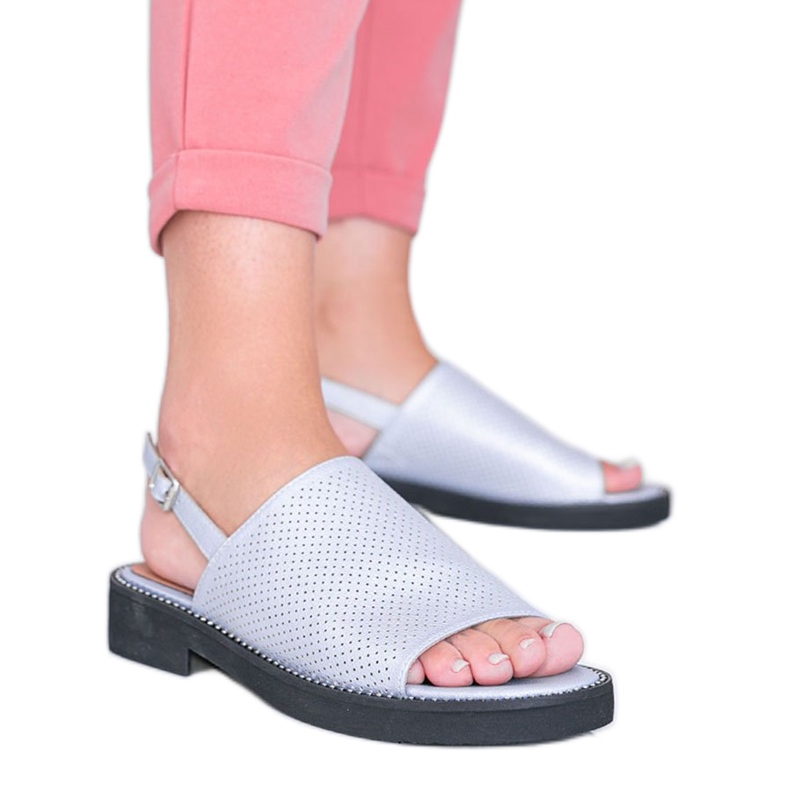 Plave sandale na ravnu petu od Betsy plava