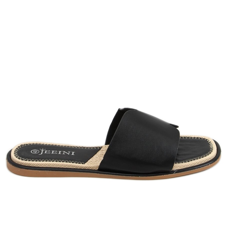 Crne ženske crne papuče 395 Crne crno