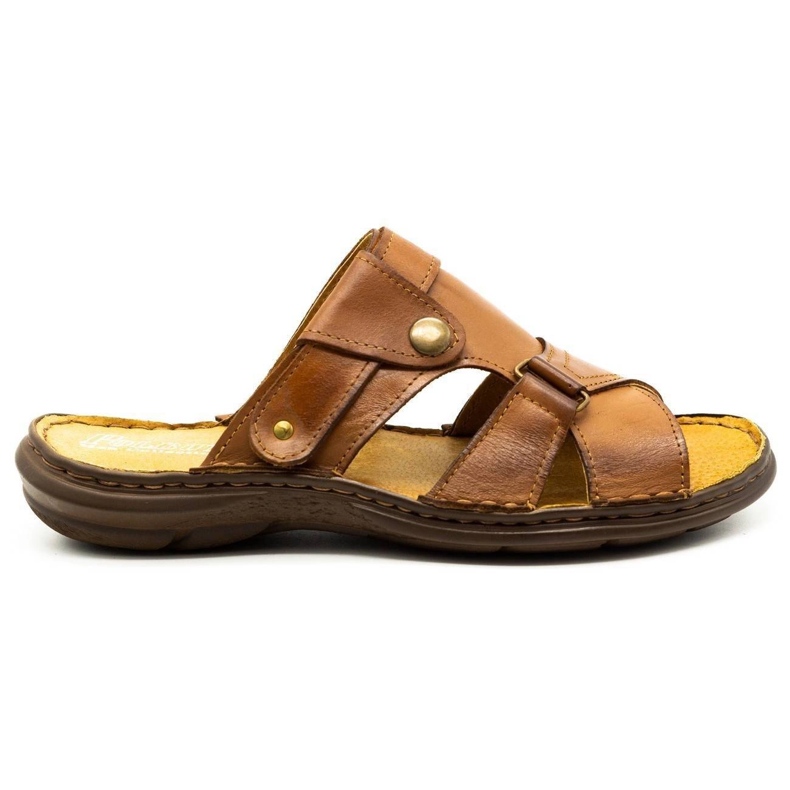 Polbut Muške papuče 024 deva smeđa