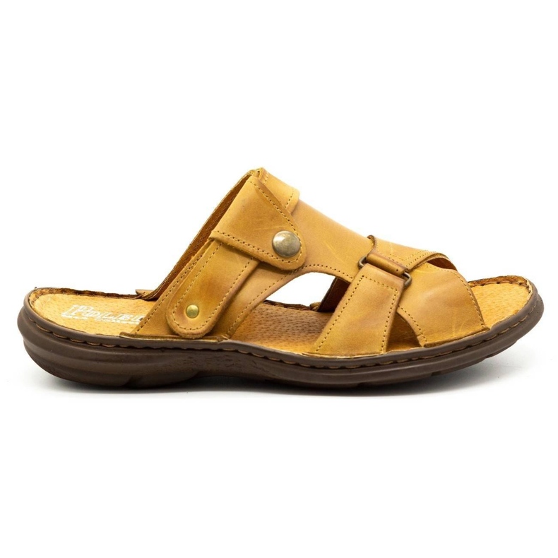 Polbut Muške papuče 024 crvene naranča