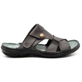 Polbut Muške papuče 024 sive siva