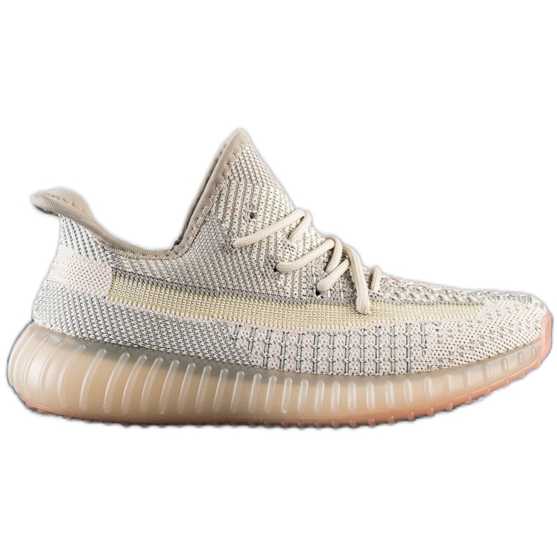 SHELOVET Tekstilne tenisice na platformi bež