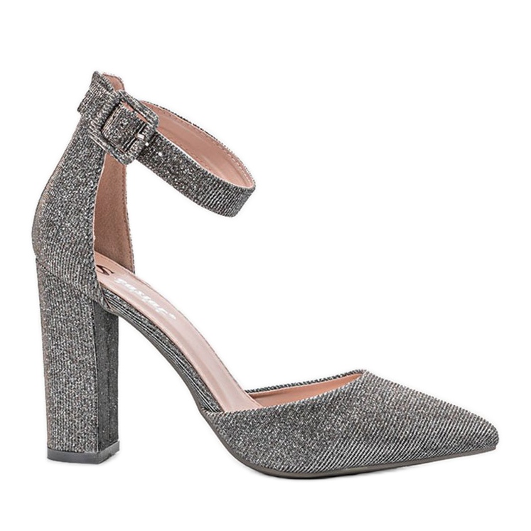 Sive sjajne pumpe na Milinom postu siva