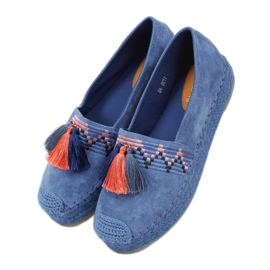 Plave 1735 Espadrile s plavim resama plava