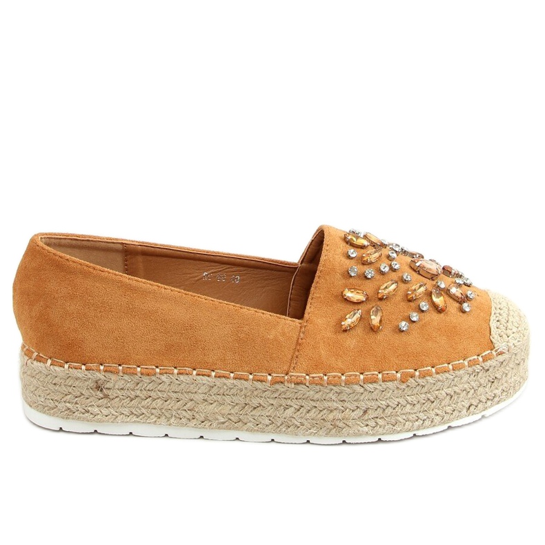 Espadrile s kamelinim kamenjem RC-96 Kamilje smeđa