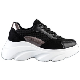 Seastar Crne tenisice na platformi crna