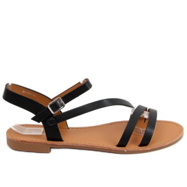 Crne ženske sandale BH1651-SD Black crna