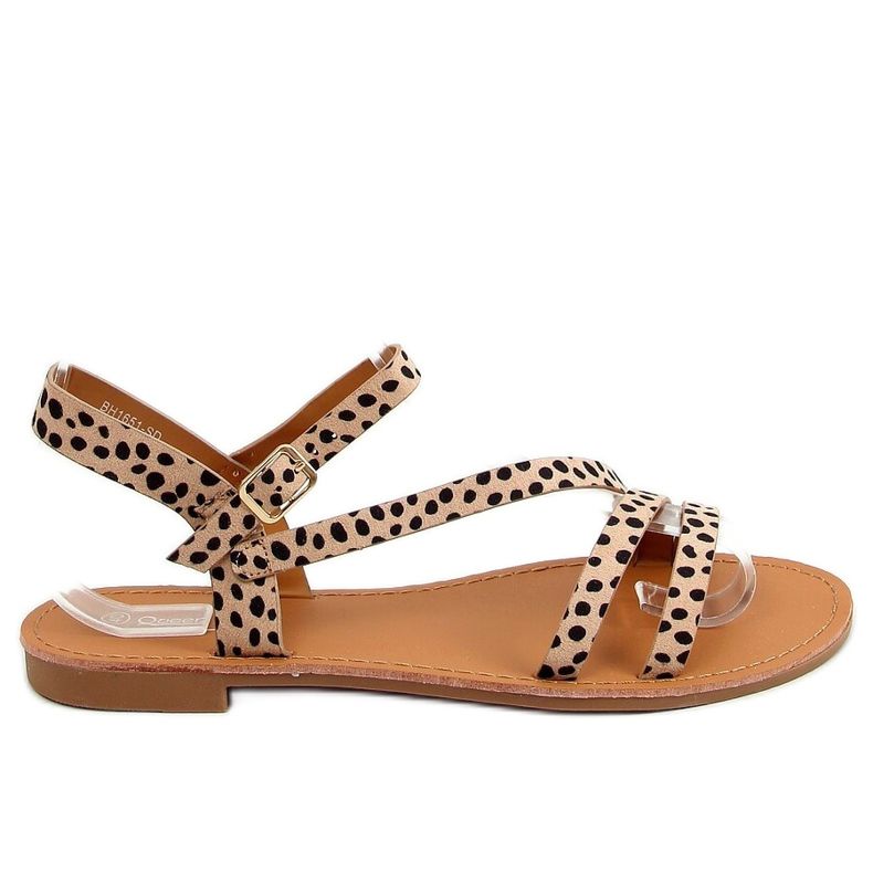 Ženske sandale s točkicama BH1651-SD Bež