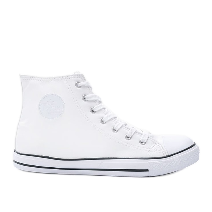 Muške bijele tenisice do gležnja Quatros bijela