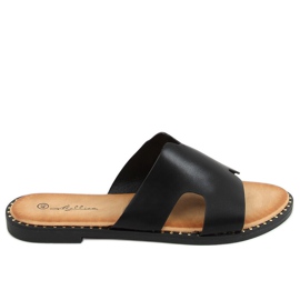 Crne ženske crne papuče SL1525 Crne crna