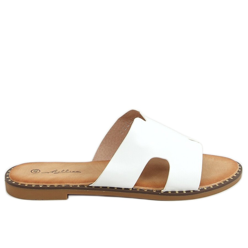 Bijele ženske papuče SL1525 Bijele bijela