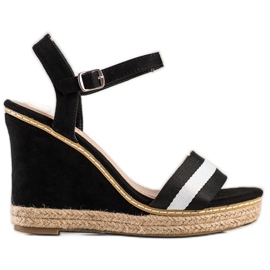 Kayla Sandale s visokim potpeticama crna