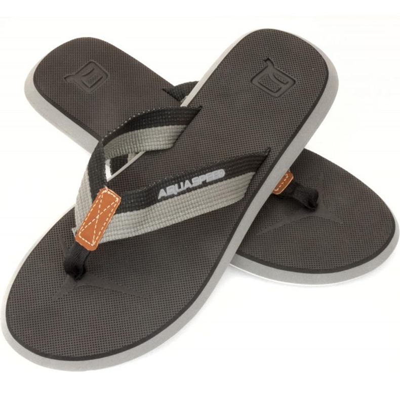 Muške papuče za bazen Aqua-Speed ​​Lagos col 07 crno siva