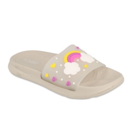 Befado dječje papuče od pjene - sive 152Y005 bež višebojan