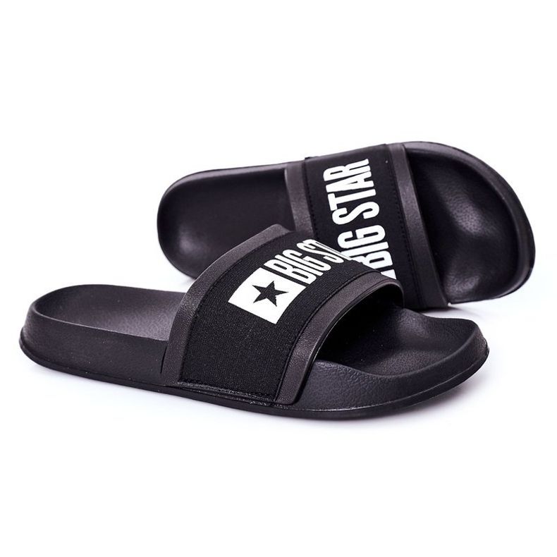 Muške crne papuče Big Star HH174831 crno