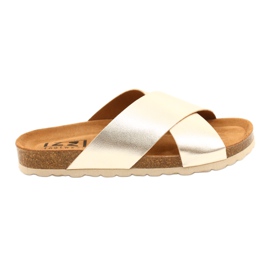 Ženski metalik-zlato flip flops Izzi zlatni