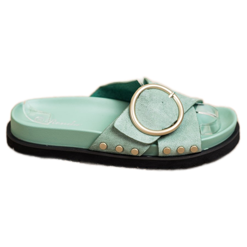 Renda Ležerne papuče zelena