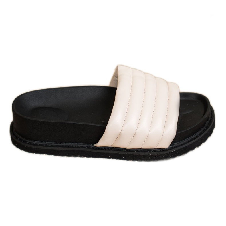 Seastar Lagane eko kožne papuče bež