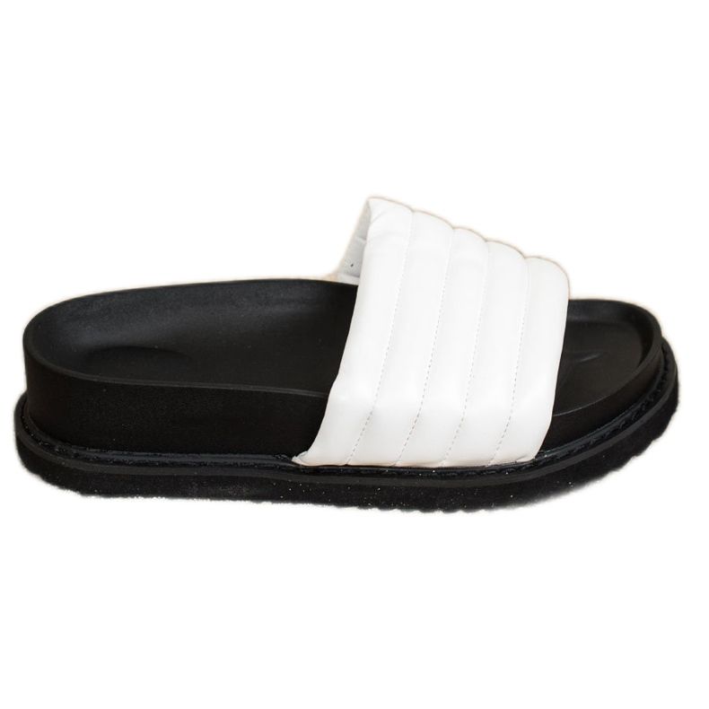 Seastar Lagane eko kožne papuče bijela