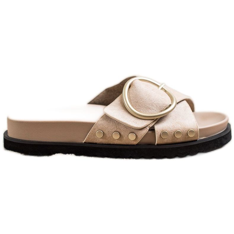 Renda Ležerne papuče bež