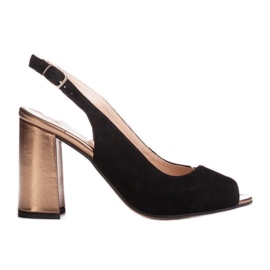 Marco Shoes Crne sandale 1096P Marco crna