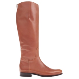 Marco Shoes Glatke, klasične smeđe čizme 1323K na ravnom smeđa