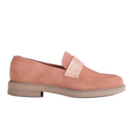 Marco Shoes Udobne cipele 1813P u prahu ružičaste boje s metalnim umetkom ružičasta